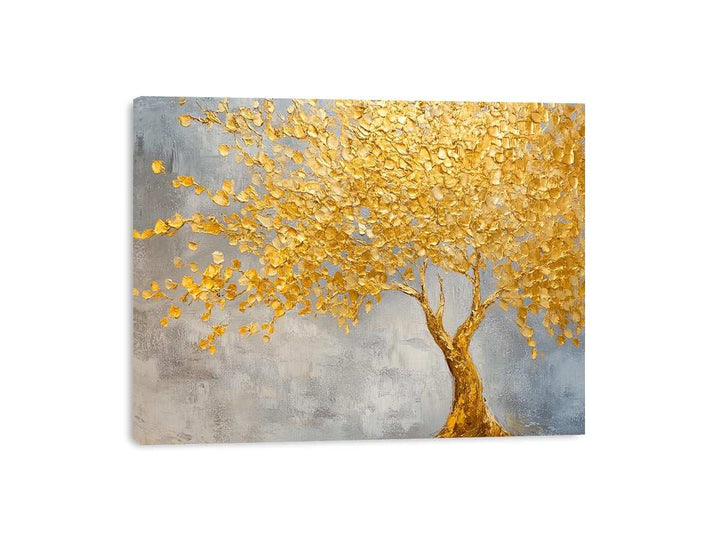 Golden Tree II Canvas Painting 