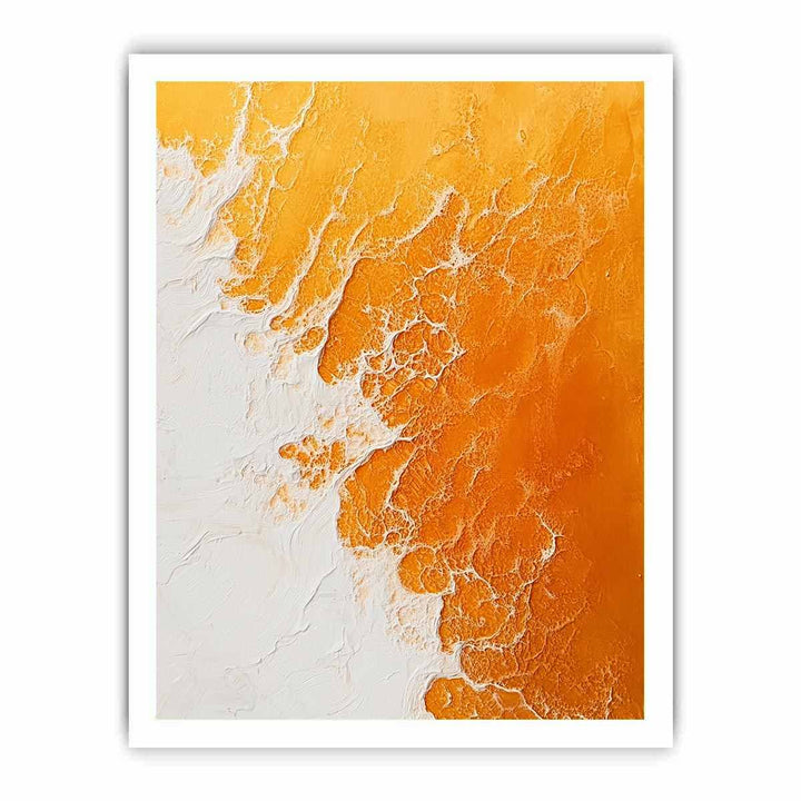 Orange beach Canvas Painting 