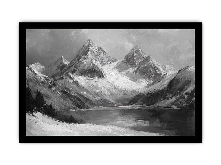 Mountians Canvas Painting 