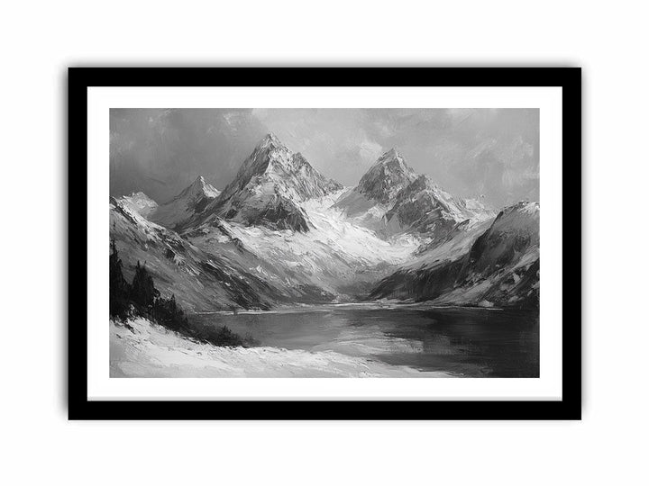 Mountians Canvas Painting 