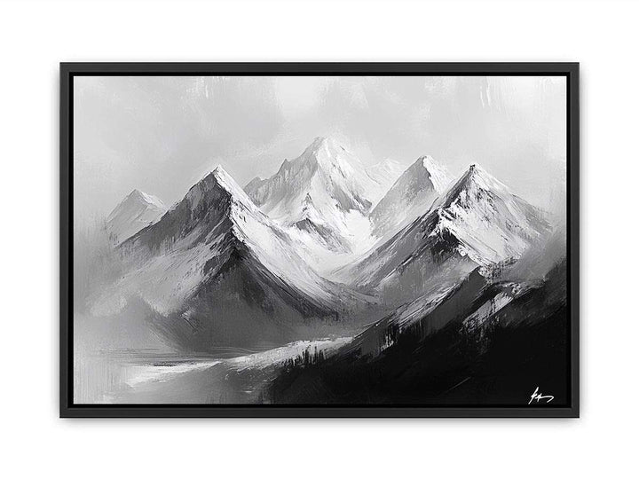 Mountians II Canvas Painting 