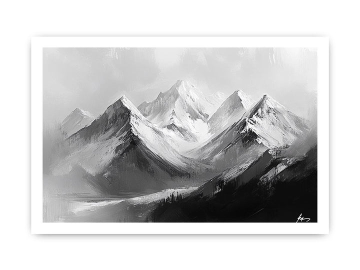 Mountians II Canvas Painting 