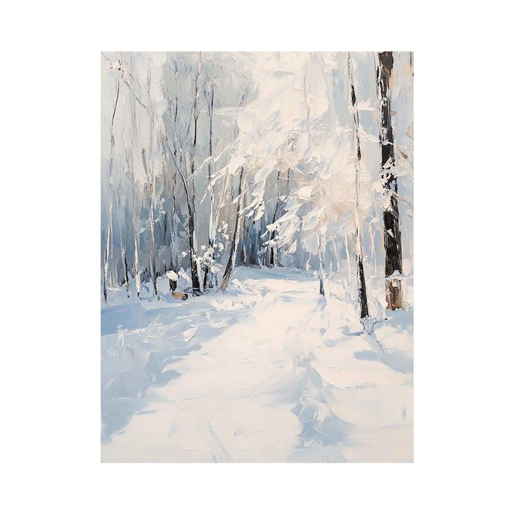 Snow Patches Oil Painting 