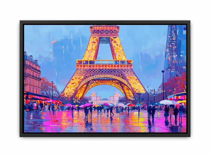 Eiffel Canvas Painting 