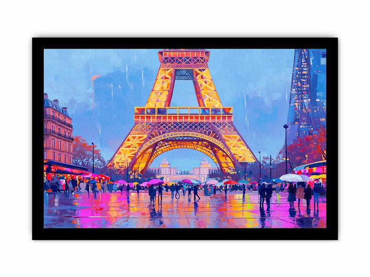 Eiffel Canvas Painting 