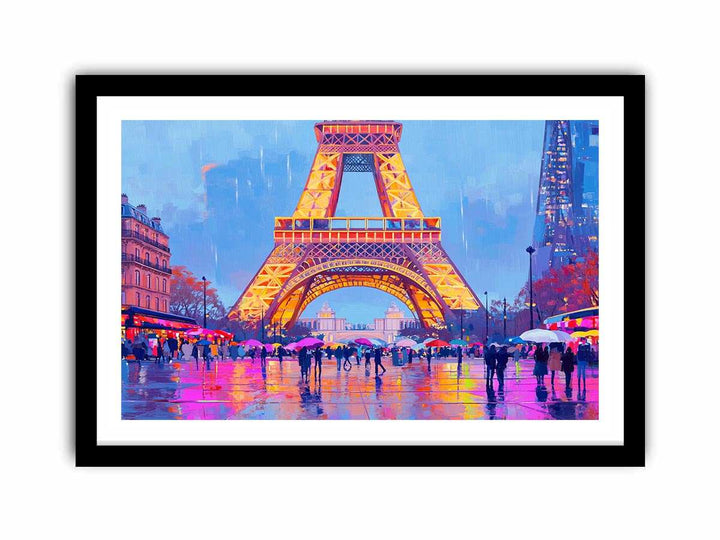 Eiffel Canvas Painting 