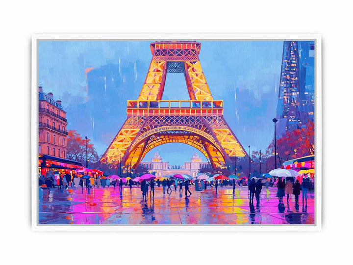 Eiffel Canvas Painting 