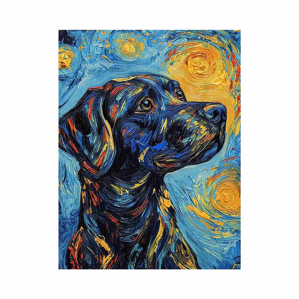 Dog Oil Painting