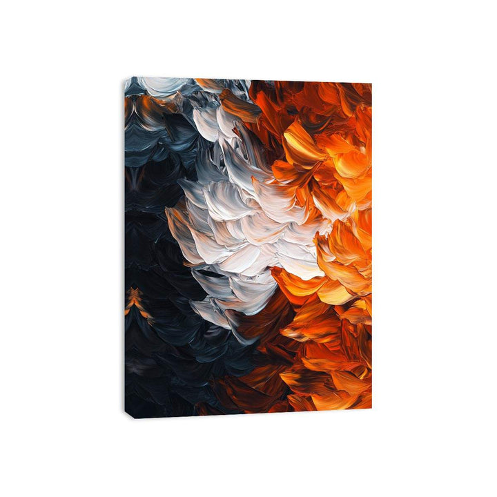 Orange Accents Canvas Painting 