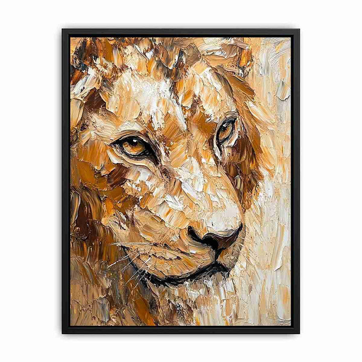 King of Beasts Canvas Painting 