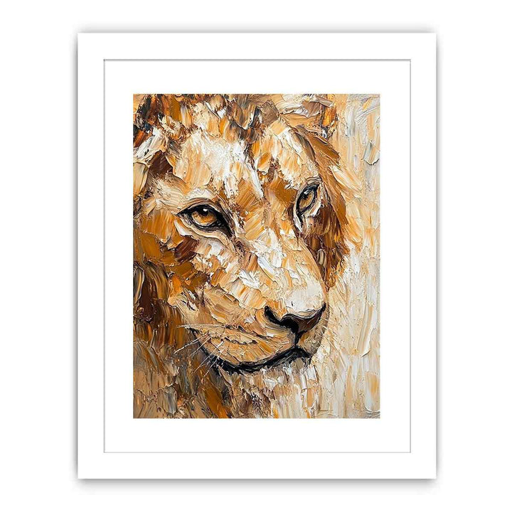 King of Beasts Canvas Painting 