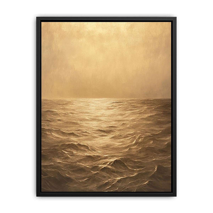 Amber ocean Canvas Painting 