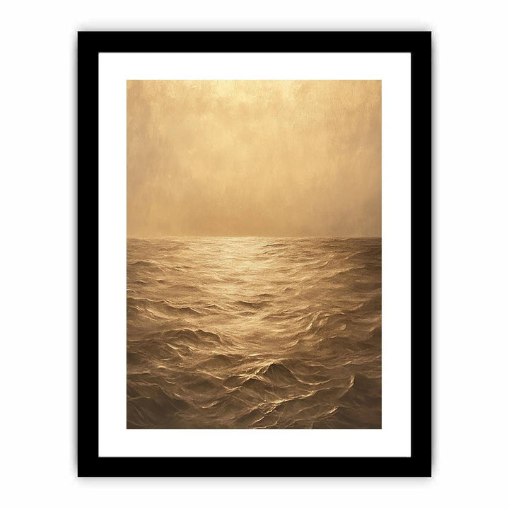 Amber ocean Canvas Painting 