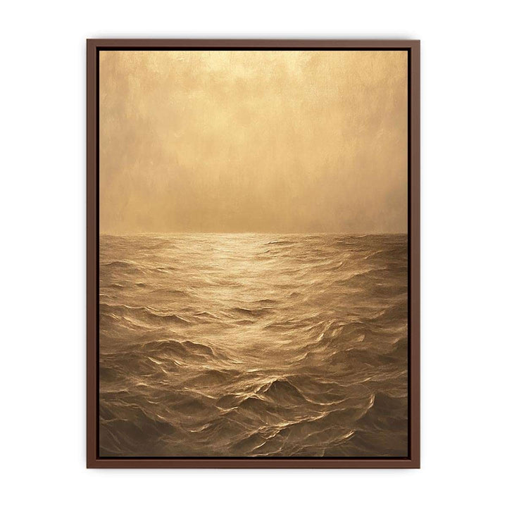 Amber ocean Canvas Painting 