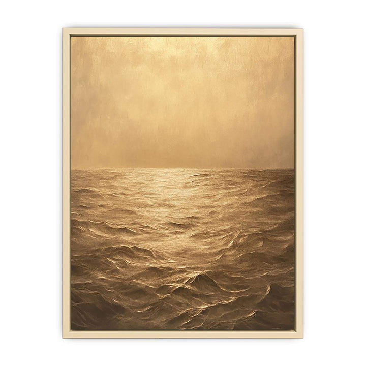 Amber ocean Canvas Painting 