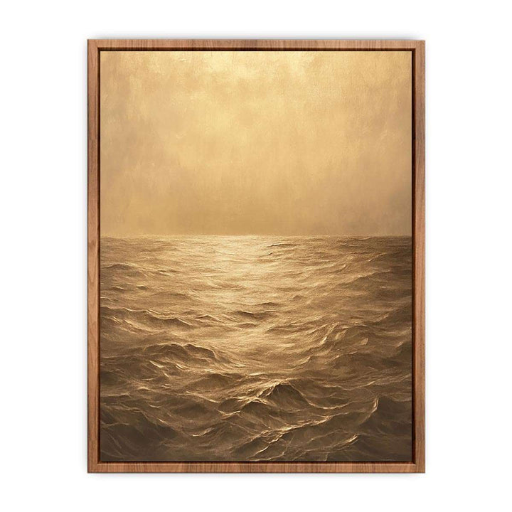 Amber ocean Canvas Painting 