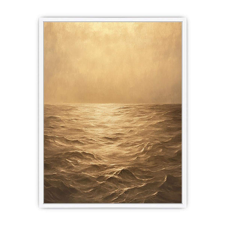 Amber ocean Canvas Painting 