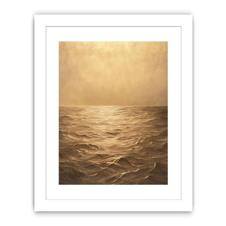 Amber ocean Canvas Painting 