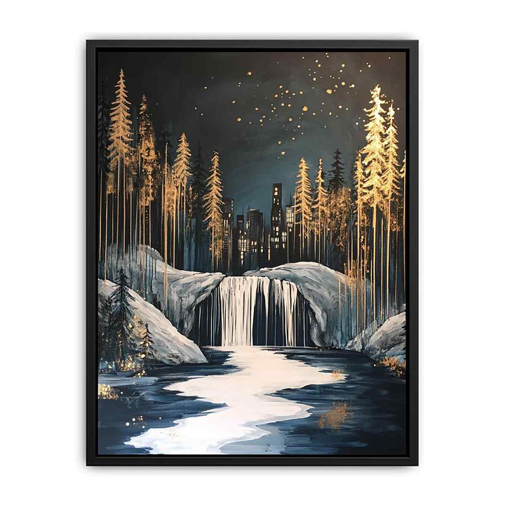 Riverscape Canvas Painting 