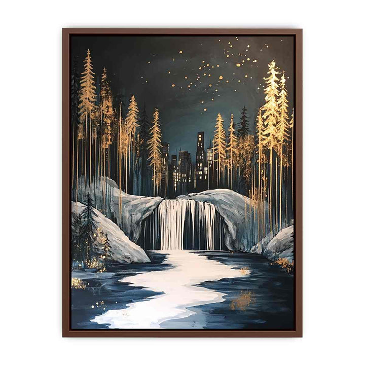 Riverscape Canvas Painting 