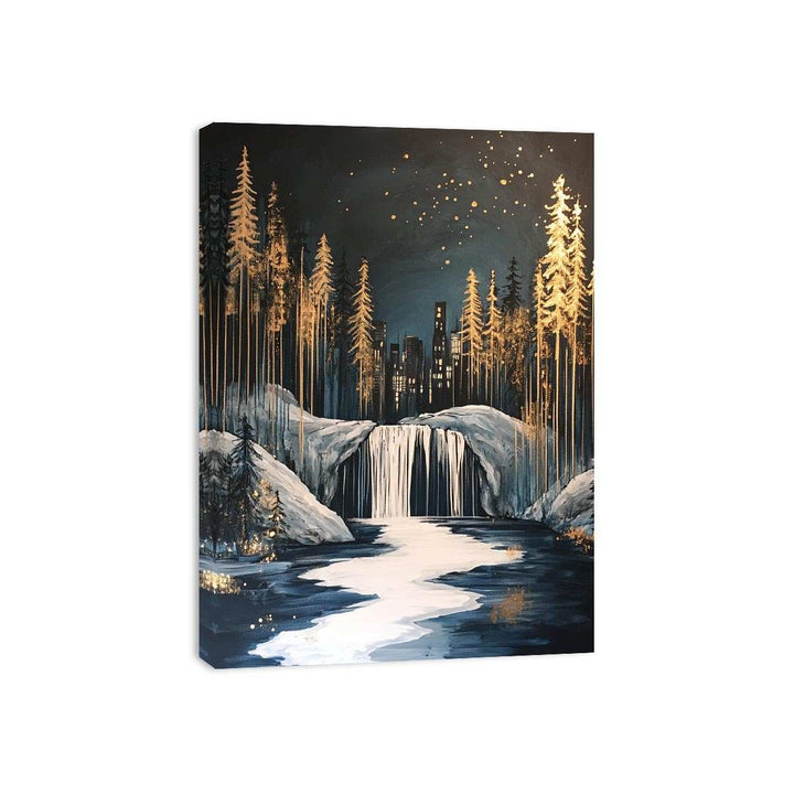 Riverscape Canvas Painting 