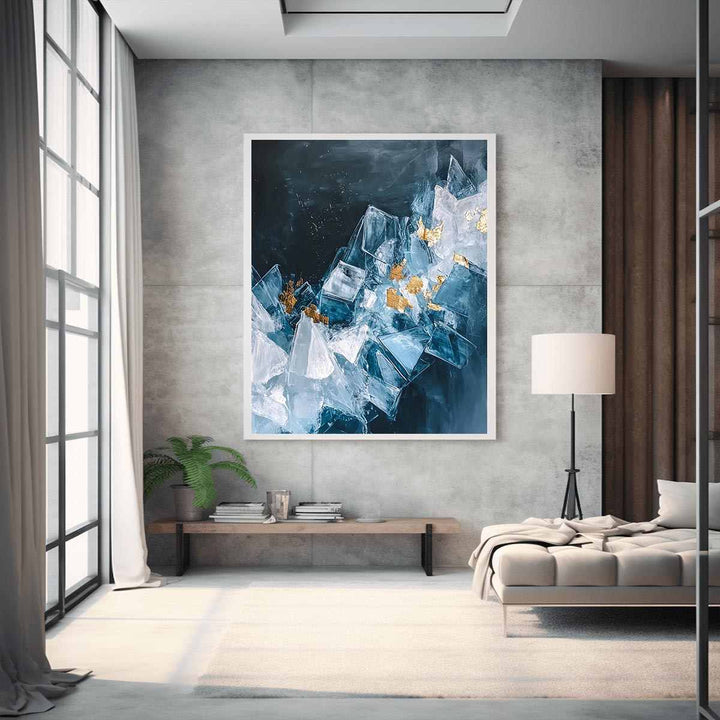 Ice Canvas Painting 