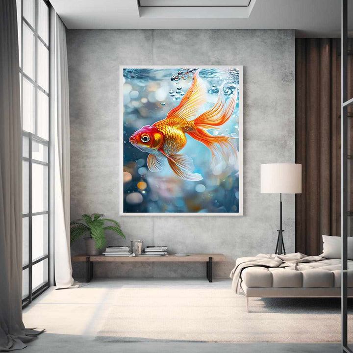 Goldfish  Canvas Painting 