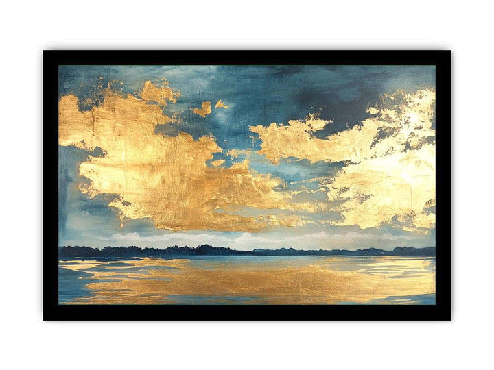 Gold Beach Canvas Painting 