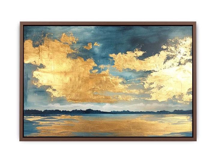 Gold Beach Canvas Painting 