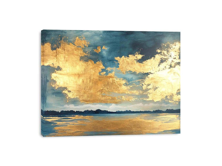 Gold Beach Canvas Painting 