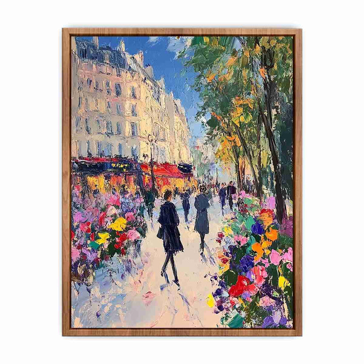 Parisian Reverie Canvas Painting 