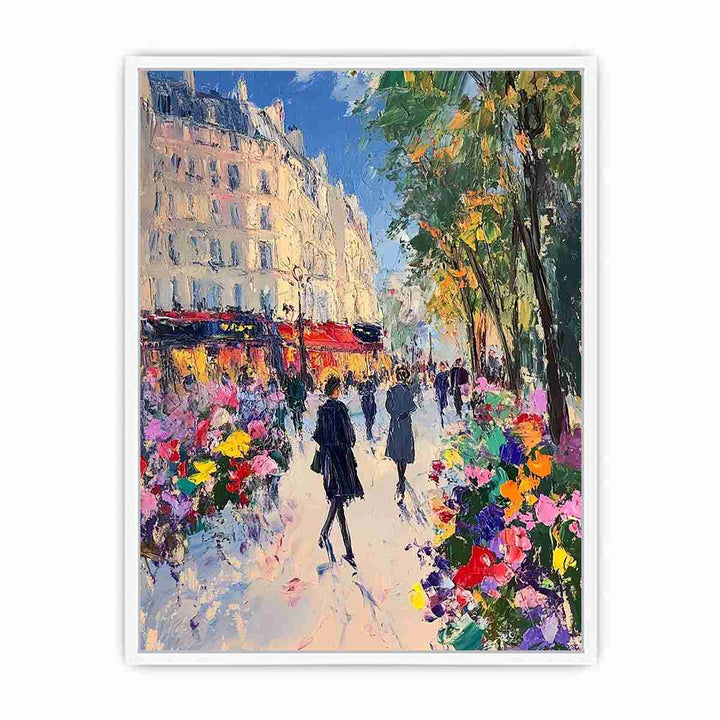 Parisian Reverie Canvas Painting 