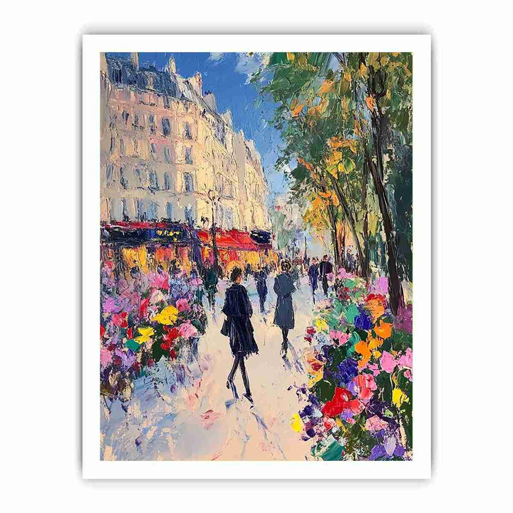 Parisian Reverie Canvas Painting 