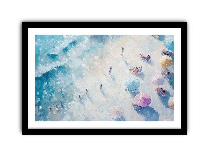 Footprints in the Sand Canvas Painting 