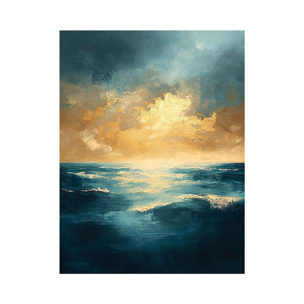 Azure Symphony Oil Painting 