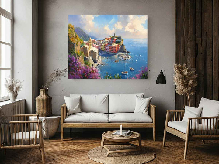 Cinque Terre Italy Painting 