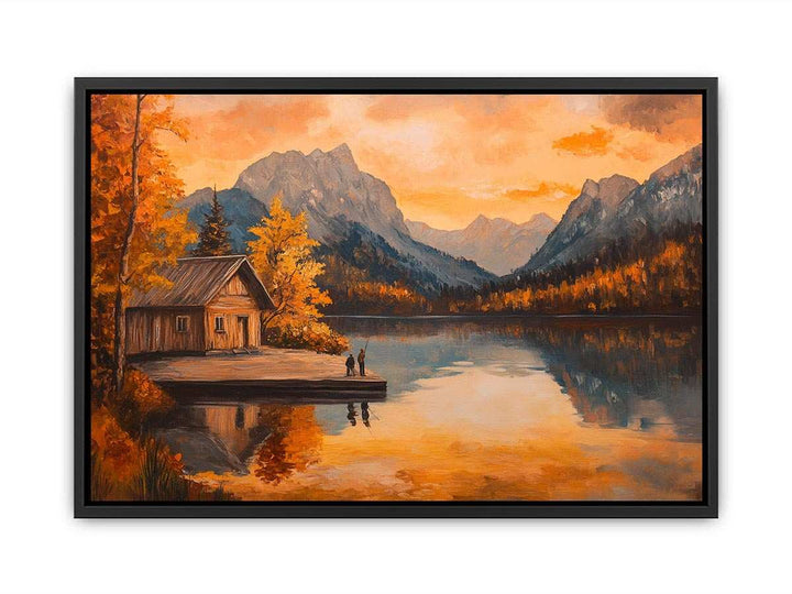 Cozy House Canvas Painting 