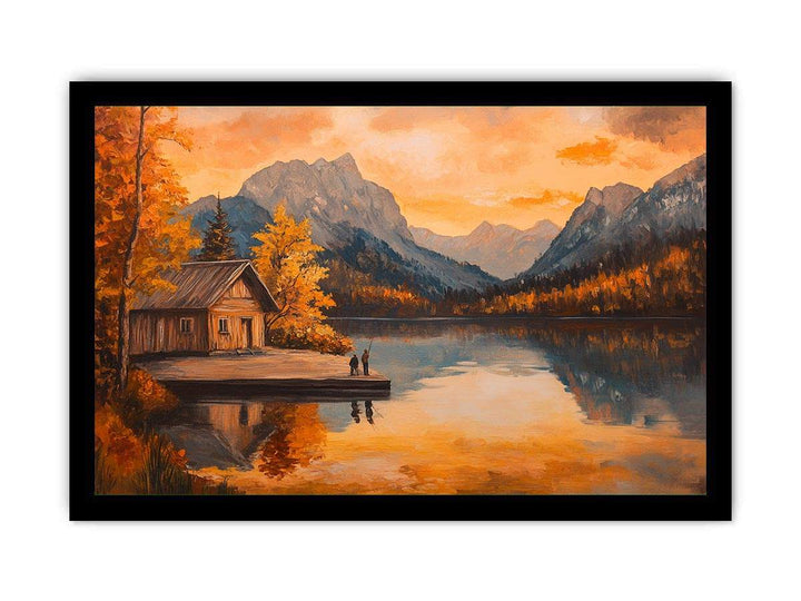 Cozy House Canvas Painting 