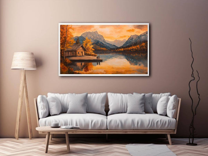 Cozy House Canvas Painting 