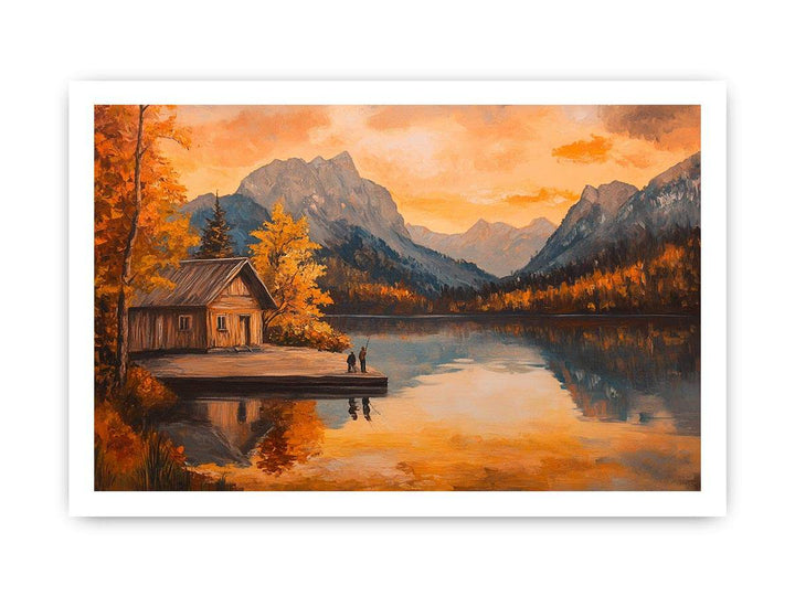 Cozy House Canvas Painting 