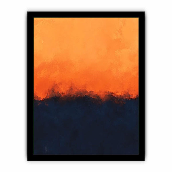 Fragments of Sunset and Night Canvas Painting 