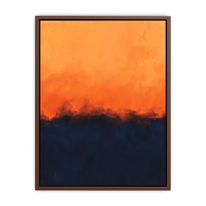 Fragments of Sunset and Night Canvas Painting 