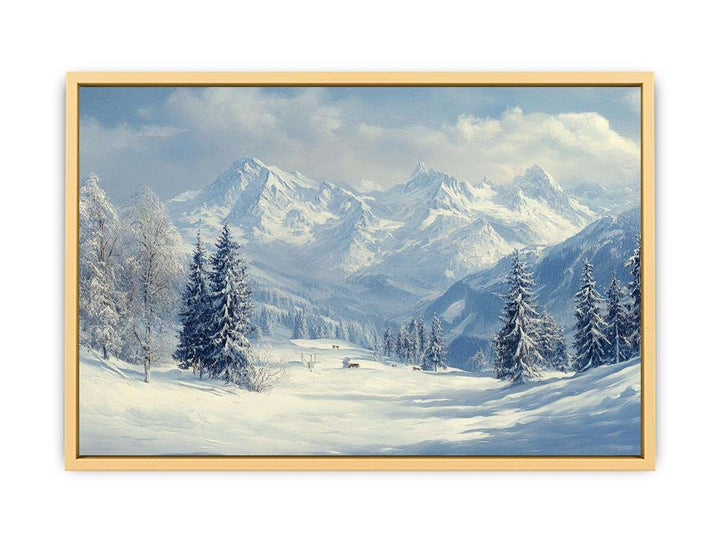 Crown of the Alps Canvas Painting 