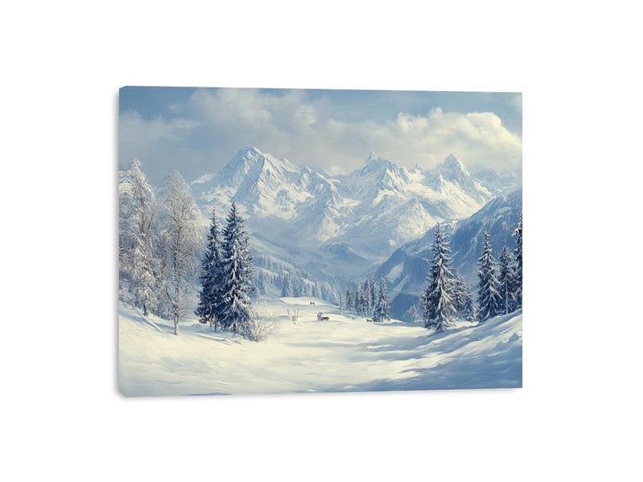 Crown of the Alps Canvas Painting 