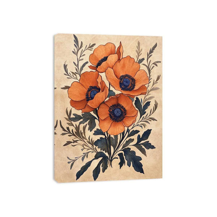 Poppies Under the Sun Canvas Painting 