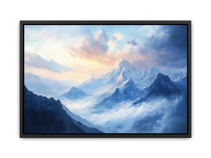 Whispers of the Quiet Peak Canvas Painting 