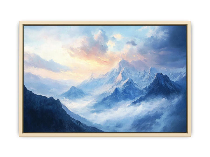 Whispers of the Quiet Peak Canvas Painting 