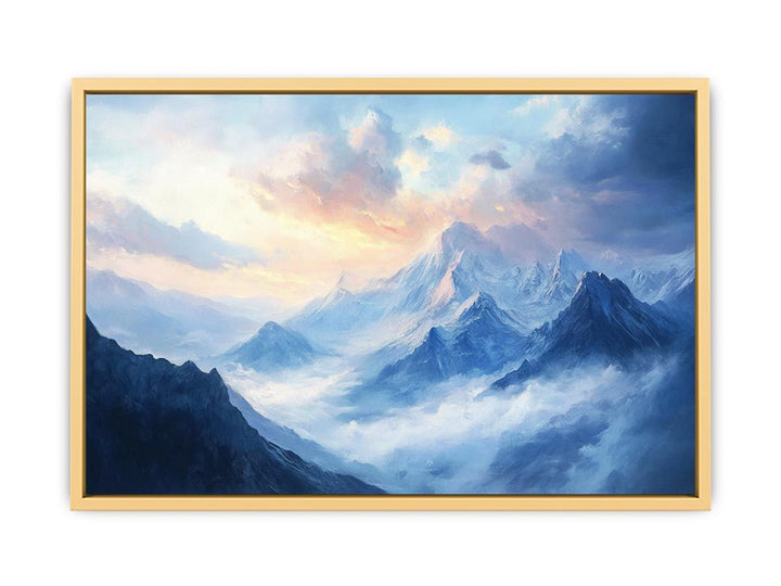 Whispers of the Quiet Peak Canvas Painting 