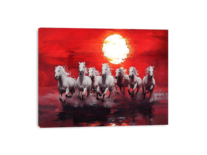 Gallop of Freedom Canvas Painting 