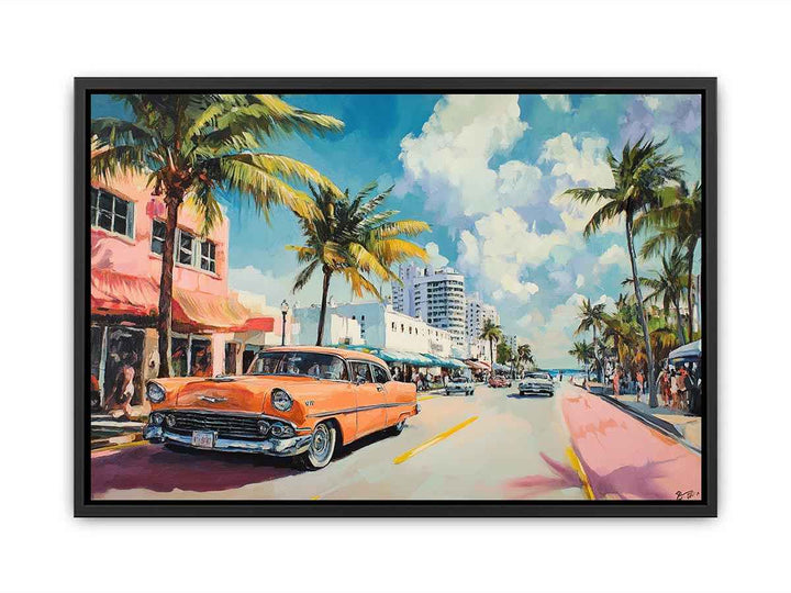 Miami Canvas Painting 